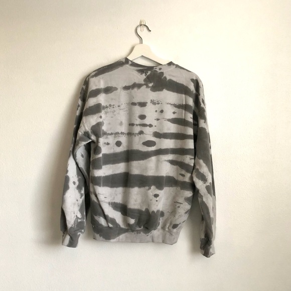 NWT Urban Outfitters BDG Grey Tie Dye Zodiac Sacred Symbol Sweatshirt Sz Small - Picture 5 of 10